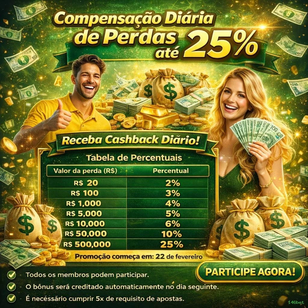 Imagem promocional do login da 146bet